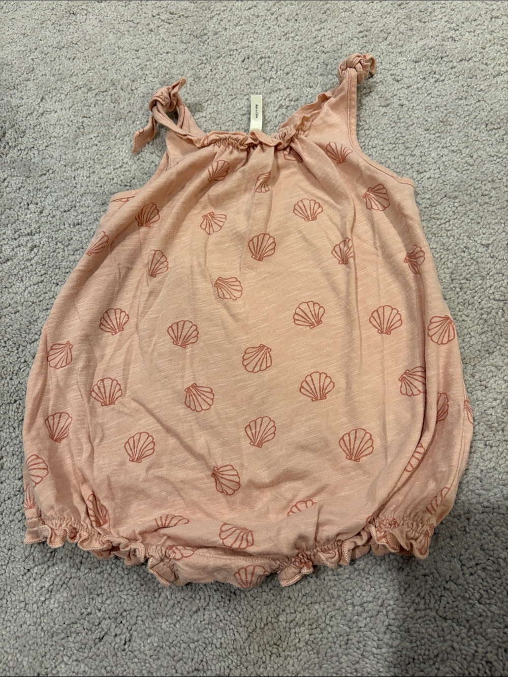 Rylee + Cru Shell Print Baby Romper 24 mo